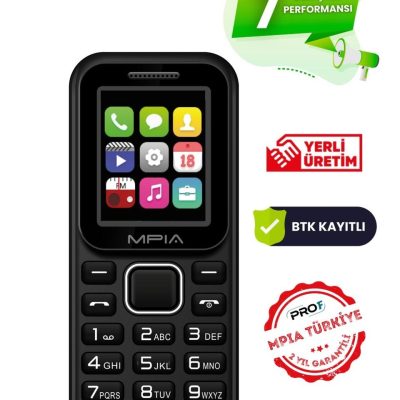 MPIA Yerli Üretim Kamerasız Tuşlu Cep Telefonu