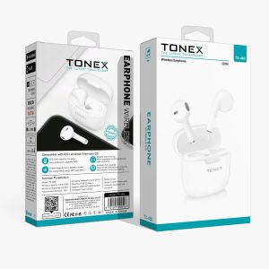 Tonex TX-460 Bluetooth Kulaklık Kablosuz  V5.3+EDR - Beyaz