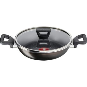 Tefal Titanyum 2X XL Difüzyon Tabanlı 24 cm Kapaklı Sahan