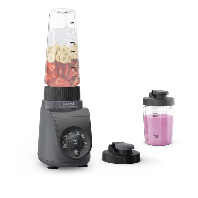 TEFAL Blend Up Kişisel Smoothie Blender 800W Siyah + 2 adet BPA'sız Şişe (0,4L & 0,7L)