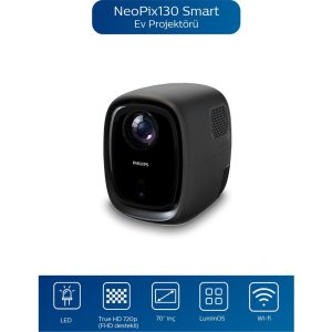 Philips Neopix 130 NPX WİFİ Smart Akıllı Projeksiyon (Philips Türkiye Garantili)
